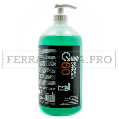 SAPONE LAVAMANI OFFICINA 1l con POMPETTA AD ALTO POTERE SGRASSANTE VMD60