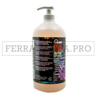 SAPONE DELICATO per UFFICIO 1l con POMPETTA CREMOSO MADREPERLATO EMOLLIENTE VMD61