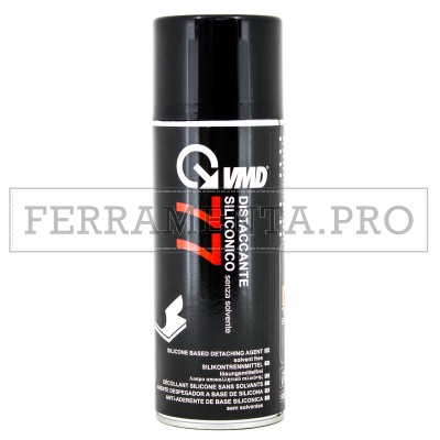 DISTACCANTE SILICONICO SPRAY SENZA SOLVENTI 400ml VMD77 ANTIADESIVO LUBRIFICANTE SCIVOLANTE
