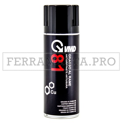GRASSO AL RAME SPRAY VMD81 400ml ANTIGRIP ANTIGRIPPANTE ANTIFISCHIO ANTIUSURA LUBRIFICANTE