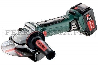 Metabo W 18 LTX 150 Quick Smerigliatrice angolare a batteria in Valigetta in plastica