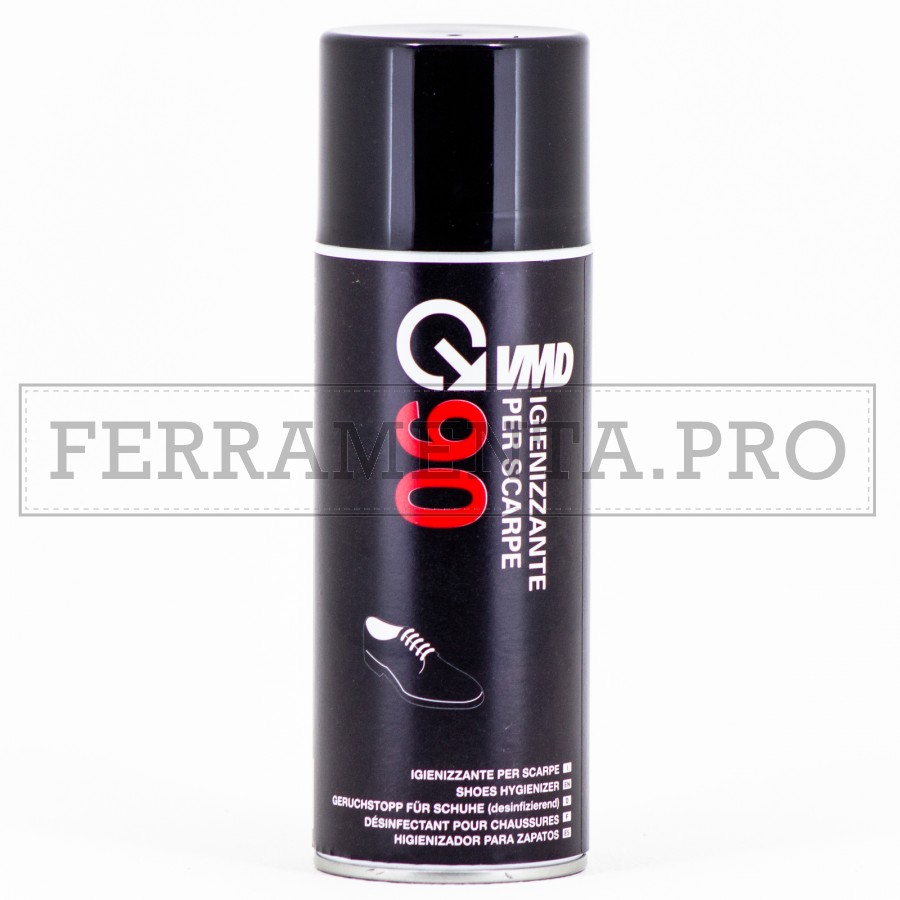 SPRAY IGIENIZZANTE PER SCARPE CALZATURE CASCHI 400ml VMD90 | FERRAMENTA.PRO