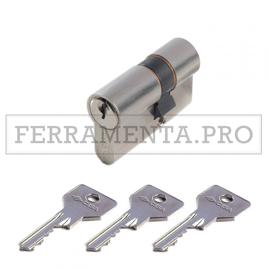 Cilindro Europeo CISA C2000 - Ottone Smerigliato, 27/27mm, Alta Sicurezza - Foto 7