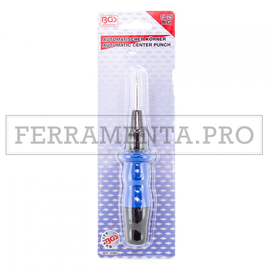 Bulino Segnacentro Automatico A Molla FERVI 0381 - Lunghezza 125 Mm, Scatto Di Precisione Per Metallurgia - 5