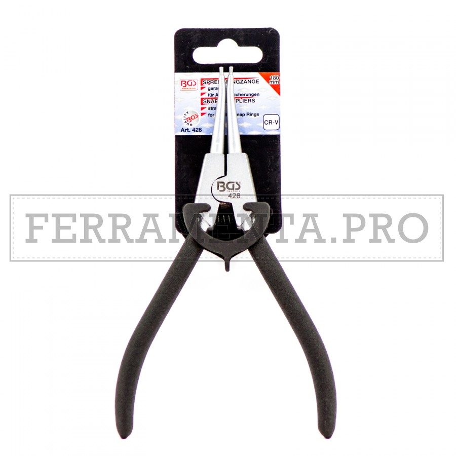 Set di pinze per anelli elastici piegate e dritte 4 pezzi