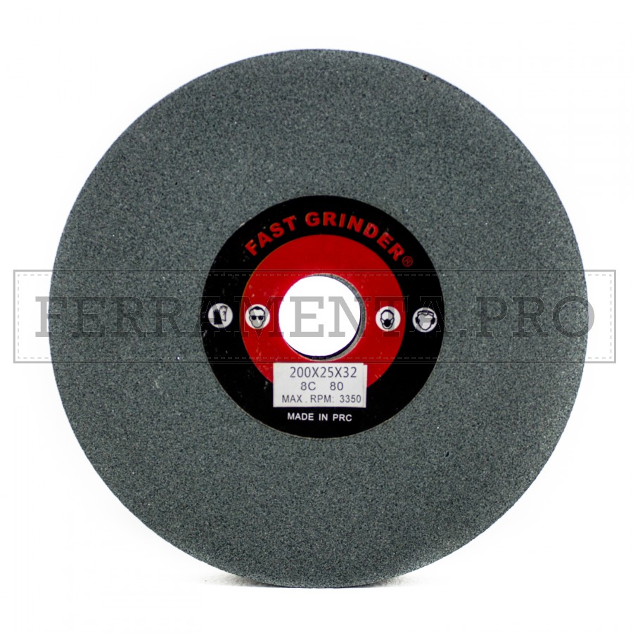 DISCO RUOTA per MOLA DA BANCO al CARBURO DI SILICIO METALLI ACCIAIO