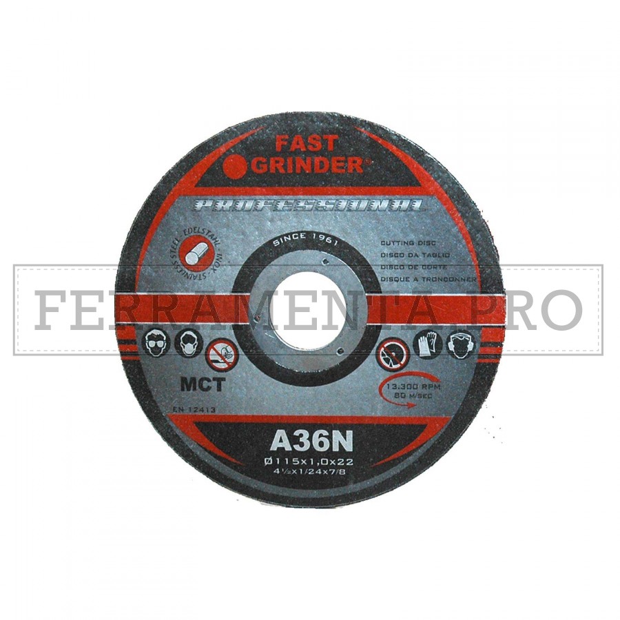 Confezione 25 Dischi Da Taglio 115 Mm Per Metallo E Acciaio Inox, Ultra Sottile 1,2 Mm, Per Smerigliatrice Angolare
