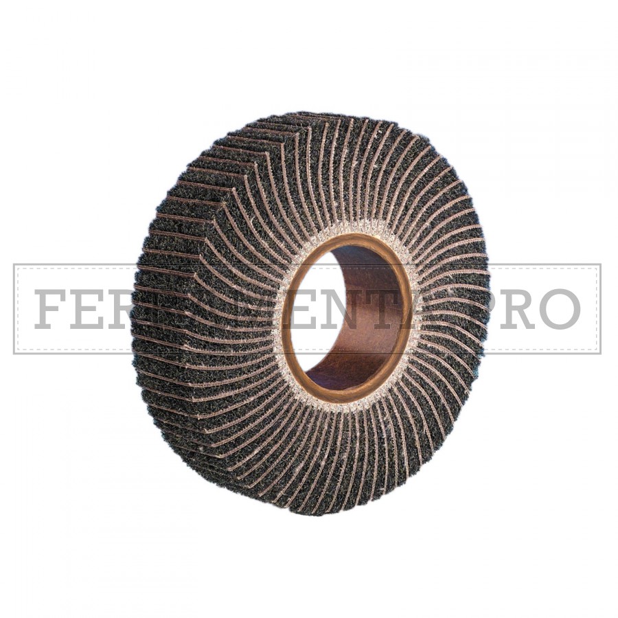 Ruota Abrasiva In Tessuto Non Tessuto 125 Mm - Grana 320 Per Lucidatura - Foto 12