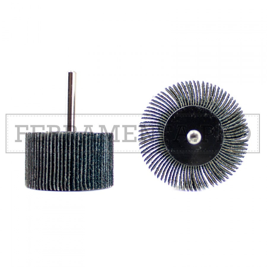 RUOTA ABRASIVA LAMELLARE In TELA ALLO ZIRCONIO Per TRAPANO FRESA Con - Foto 10