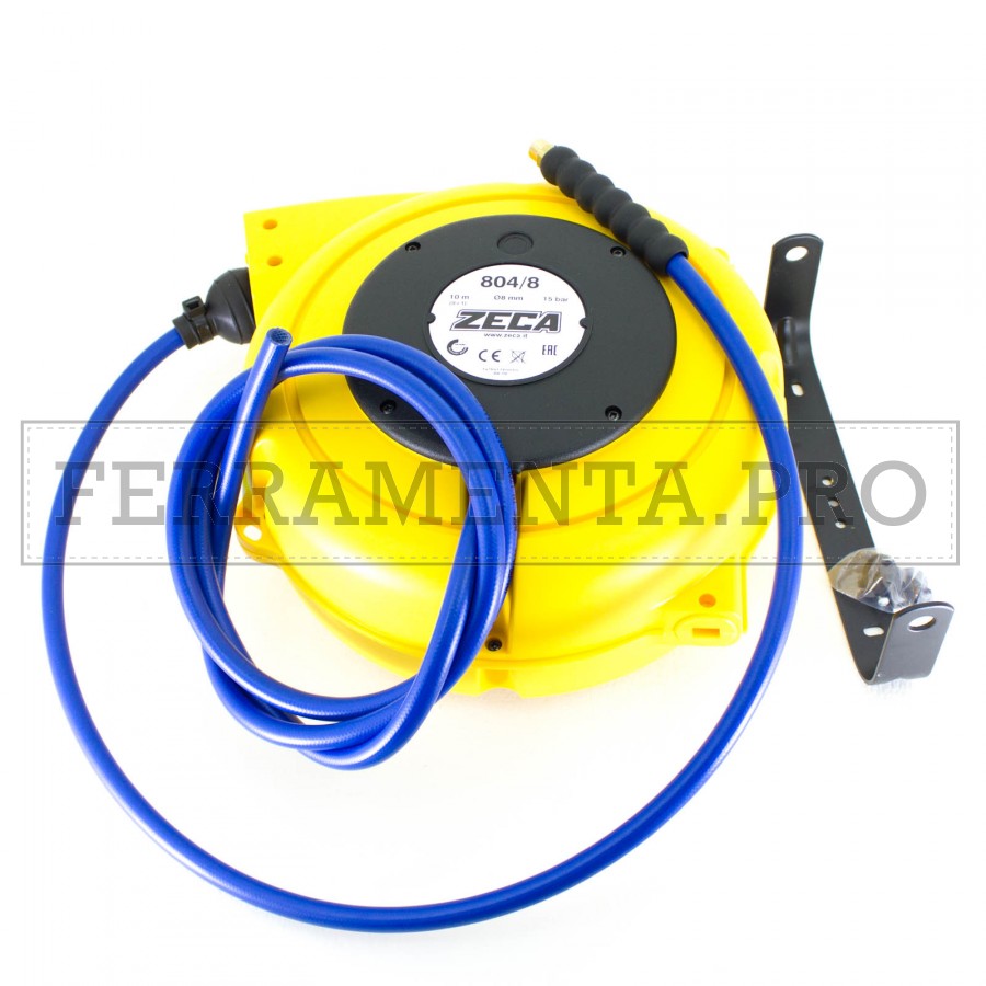 Avvolgitubo Per Aria Compressa ZECA 804/8 - Tubo 8mm X 10m, 15 Bar Max - Foto 2