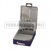 SET SERIE 7 MASCHI a MACCHINA per FILETTATURA FORO PASSANTE da M3 a M12 HSS+Co5%