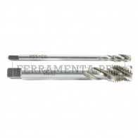 MASCHIO A MACCHINA FILETTO METRICO 35° HSS-Co5% con GAMBO PASSANTE FORI CIECHI