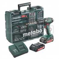 METABO TRAPANO a PERCUSSIONE a BATTERIA SB 18 con TOOLBOX per FORARE AVVITARE