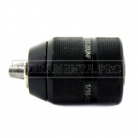 MANDRINO AUTOSERRANTE PROFESSIONALE in METALLO per TRAPANO ROTOPERCUSSIONE