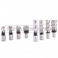 Fresa in acciaio M2 HSS Weldon da 12-65mm lunghezza 25-50mm