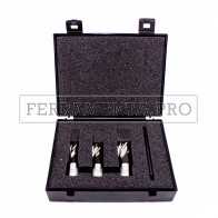 KIT FRESE CAROTATRICI in ACCIAIO M2 HSS WELDON per TRAPANO MAGNETICO CALAMITA