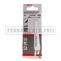 2 LAME FLESSIBILI SEGA UNIVERSALE GATTUCCIO S 511 DF BOSCH per LEGNO PLASTICA 