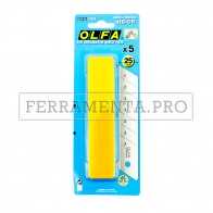 5 LAME 25mm di RICAMBIO per TAGLIERINO CUTTER TRINCETTO OLFA XH-AL XH-1 H-1 NH-1