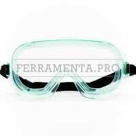 OCCHIALI PROTETTIVI MASCHERA in POLICARBONATO VENTILAZIONE INDIRETTA CARBONROCK LG 20 ANTIAPPANNAMENTO UNI EN166