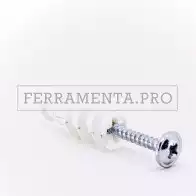 TASSELLO in NYLON con VITE PER CARTONGESSO DRIVA NYLON AUTOPERFORANTE
