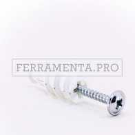 TASSELLO in NYLON con VITE PER CARTONGESSO DRIVA NYLON AUTOPERFORANTE