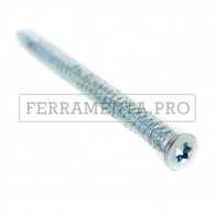VITE TURBOVITE TESTA SVASATA 7,5mm per FISSAGGIO SERRAMENTI INFISSI PORTE FINESTRE