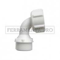 PIPA in NYLON per LAVATRICI con GHIERA GIREVOLE 3/4M-3/4F 104160313