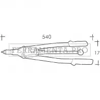 Rivit RIV903C - Rivettatrice manuale x inserti c/cass. c/tiranti M3 - M4 - M5 - M6 - M8 - M10 RIV903C