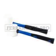 MARTELLO MAZZUOLA in GOMMA BIANCA per MURATORE EDILIZIA 