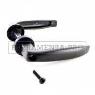 MANIGLIA QUADRO 8mm con VITE COMBIARIALDO 355 per SERRATURA PORTA CANCELLO ANTE