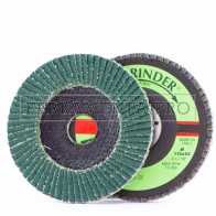 DISCO ABRASIVO LAMELLARE 115mm allo Zirconio con supporto FIBRA Fast Grinder DLF