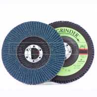 DISCO ABRASIVO LAMELLARE 125mm allo ZIRCONIO con supporto FIBRA Fast Grinder DLF