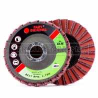 DISCO ABRASIVO LAMELLARE MISTO per SATINATURA SCOTCH-BRITE ACCIAIO INOX METALLI