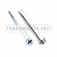 TASSELLO FISSAGGIO METALLICO ETM per SERRAMENTI in LEGNO PVC ALLUMINIO con VITE