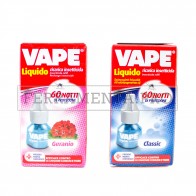 VAPE RICARICA LIQUIDO 60 NOTTI per INSETTICIDA ELETTRICO ELETTROEMANATORE