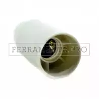 PORTALAMPADA LISCIO in PLASTICA ADATTATORE LUCE LAMPADINA per E14 BIANCO o NERO