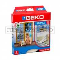 GUARNIZIONE ADESIVA PARAFREDDO SPIFFERI PROFILO E GEKO STRIP 6m PORTE FINESTRE