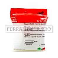STICK BASTONCINI RICAMBI COLLA A CALDO TERMOFUSIBILE TERMOCOLLA 7x100mm TRASPARENTE per PISTOLA
