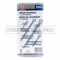 KIT ASSORTIMENTO COPPIGLIE DA 555 PEZZI PROFESSIONALE FERMA PERNO