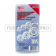 KIT ASSORTIMENTO RONDELLE ELASTICHE SPEZZATE DA 1200 PEZZI PROFESSIONALE