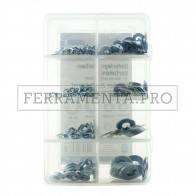 ASSORTIMENTO 250 PEZZI RONDELLE ASSORTITE PIANE e ELASTICHE