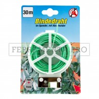BOBINA FILO FIL DI FERRO RICOPERTO in PLASTICA 30 M per GIARDINAGGIO FAI DA TE