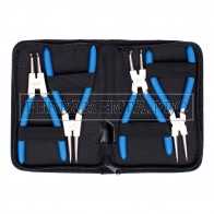 KIT 4 PINZE per ANELLI di BLOCCAGGIO ARRESTO SEEGER INTERNI ESTERNI VARIE MISURE