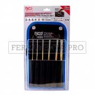 KIT 6 CACCIASPINE DA 3 A 10 mm LUNGHEZZA 200 mm per RIMOZIONE PERNI in CUSTODIA