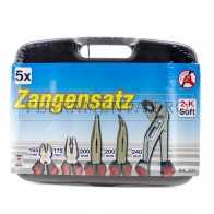 KIT VALIGETTA 5 PEZZI PINZE TRONCHESE con IMPUGNATURA ANTISCIVOLO