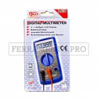 MULTIMETRO TESTER DIGITALE PROFESSIONALE con DISPLAY per MISURARE CORRENTE CONTINUA ALTERNATA RESISTENZA DIODO