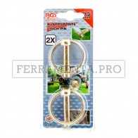 KIT 2 COPPIGLIE SPINE a SCATTO DIAMETRI VARI per BLOCCAGGIO ALBERI MACCHINE AGRICOLE 