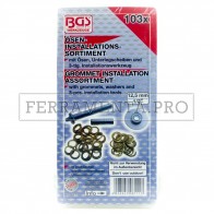 KIT ASSORTIMENTO MONTAGGIO ANELLI ELASTICI DA 103 PEZZI PROFESSIONALE