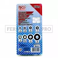KIT ASSORTIMENTO GUARNIZIONI da 180 PEZZI in GOMMA SAE PROFESSIONALI per CAVI FILI
