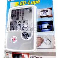 LENTE D’INGRANDIMENTO PORTATILE  x3 e x6 TASCABILE con LED e CUSTODIA 